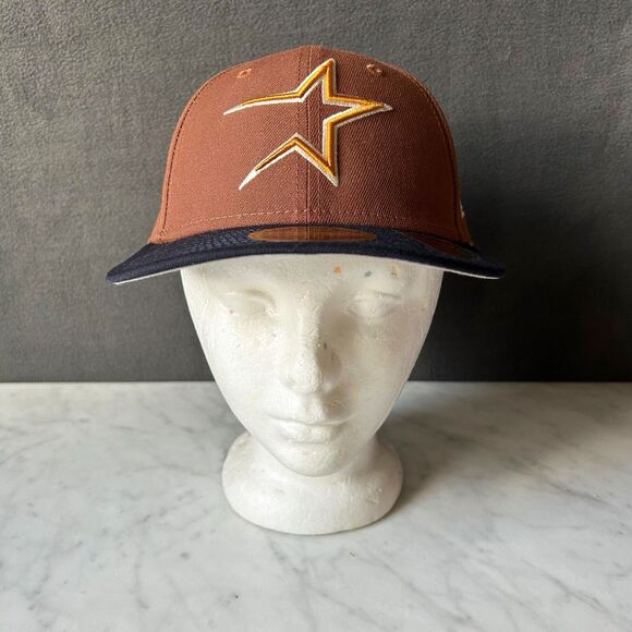 Houston Astros MLB Cooperstown Low Profile Cap New Era 59FIFTY-Fitted Size 7-5/8 - Picture 2 of 10